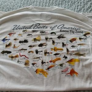 Mens Columbia fishing t-shirt